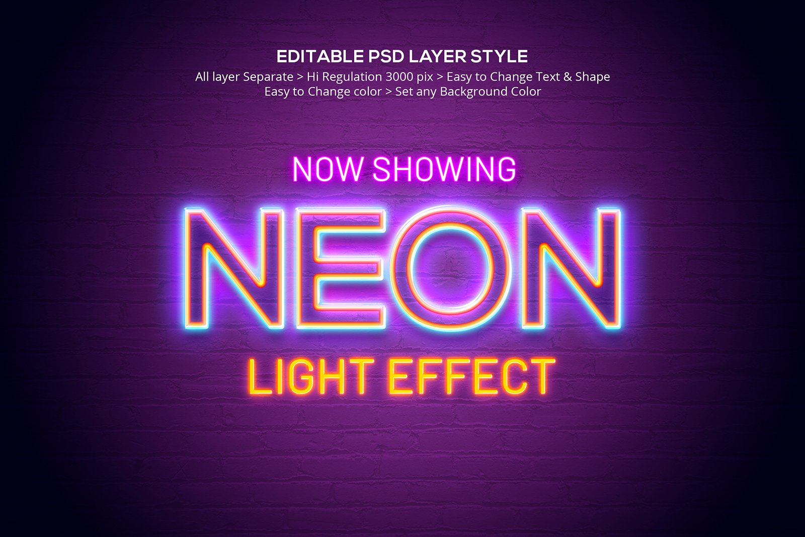 neon text 7 957