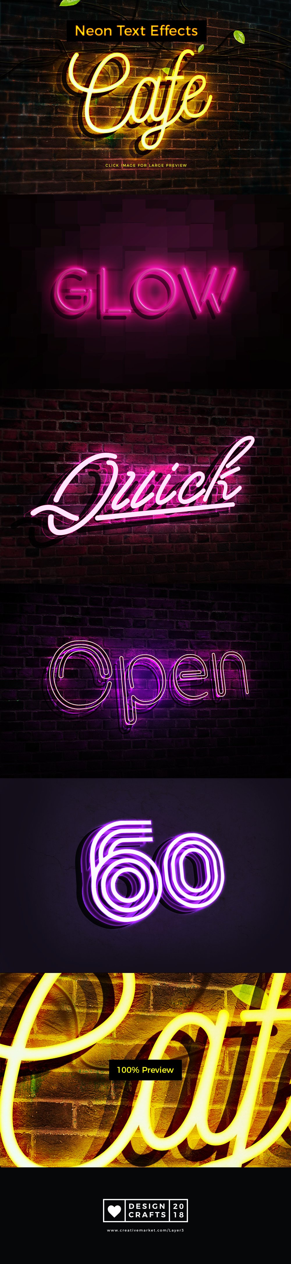 Neon Text Effectscover image.