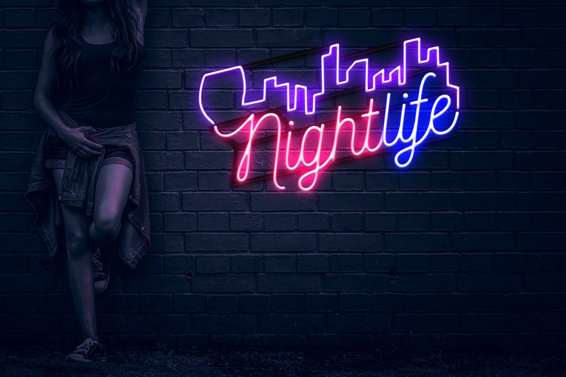 neon text layer style pack 5 244
