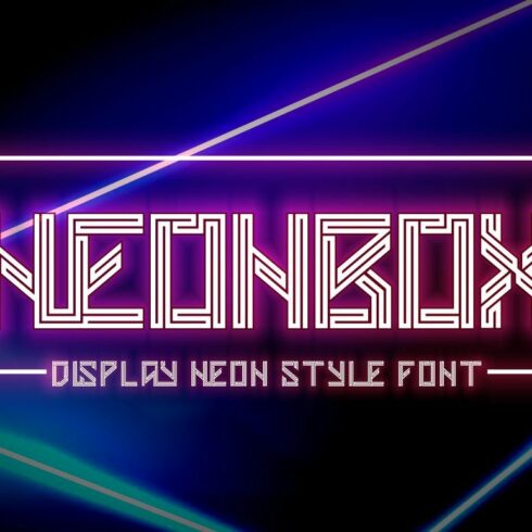 Neonbox - Display Neon Style Font cover image.