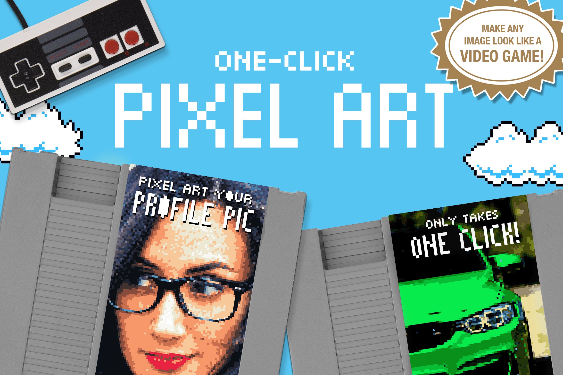 Pixel Art - One Click Actionscover image.