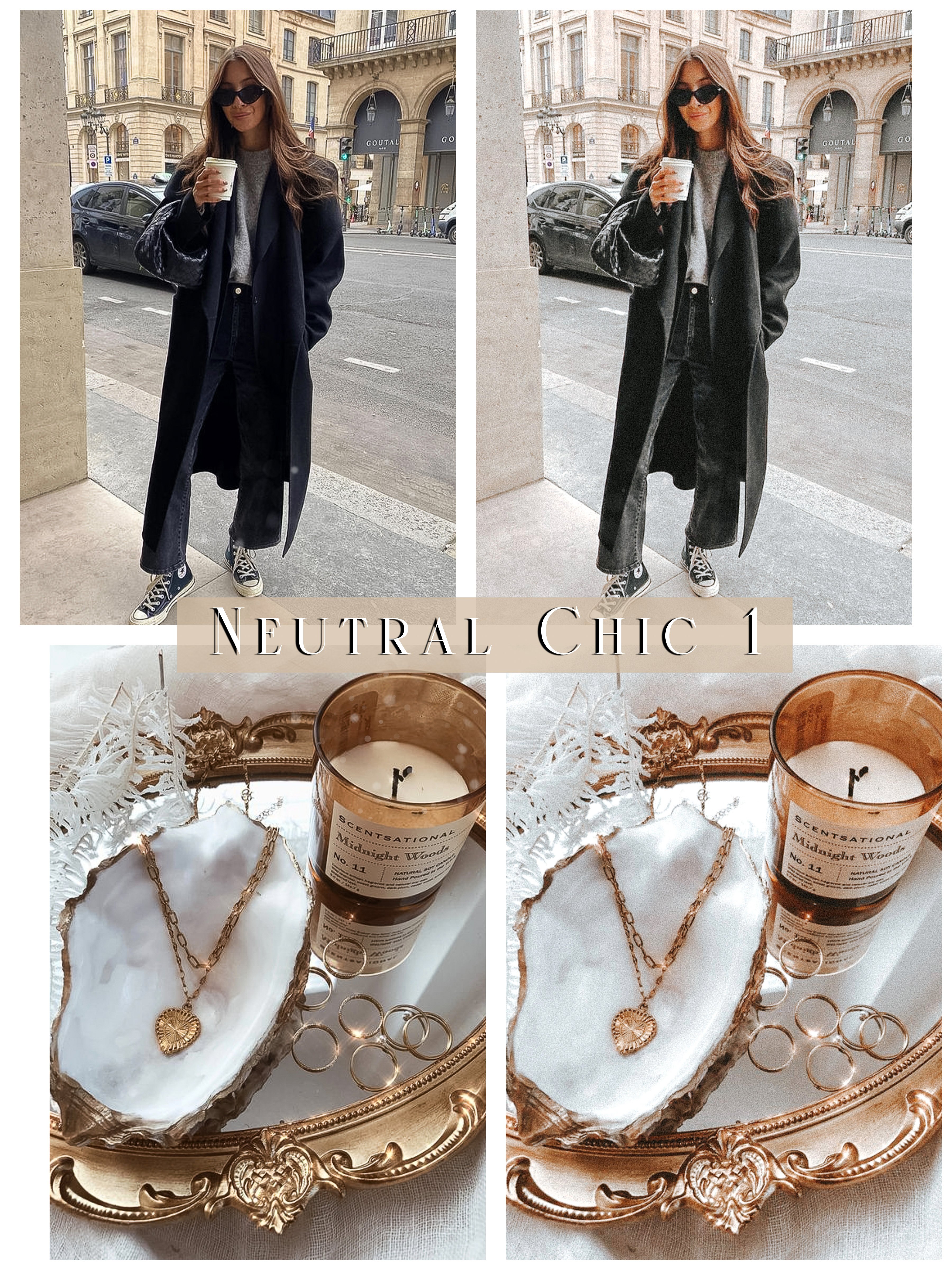 neutral chic aesthetic warm tone lifestyle blogger instagram influencer travel lightroom presets mobile desktop photography 4 425