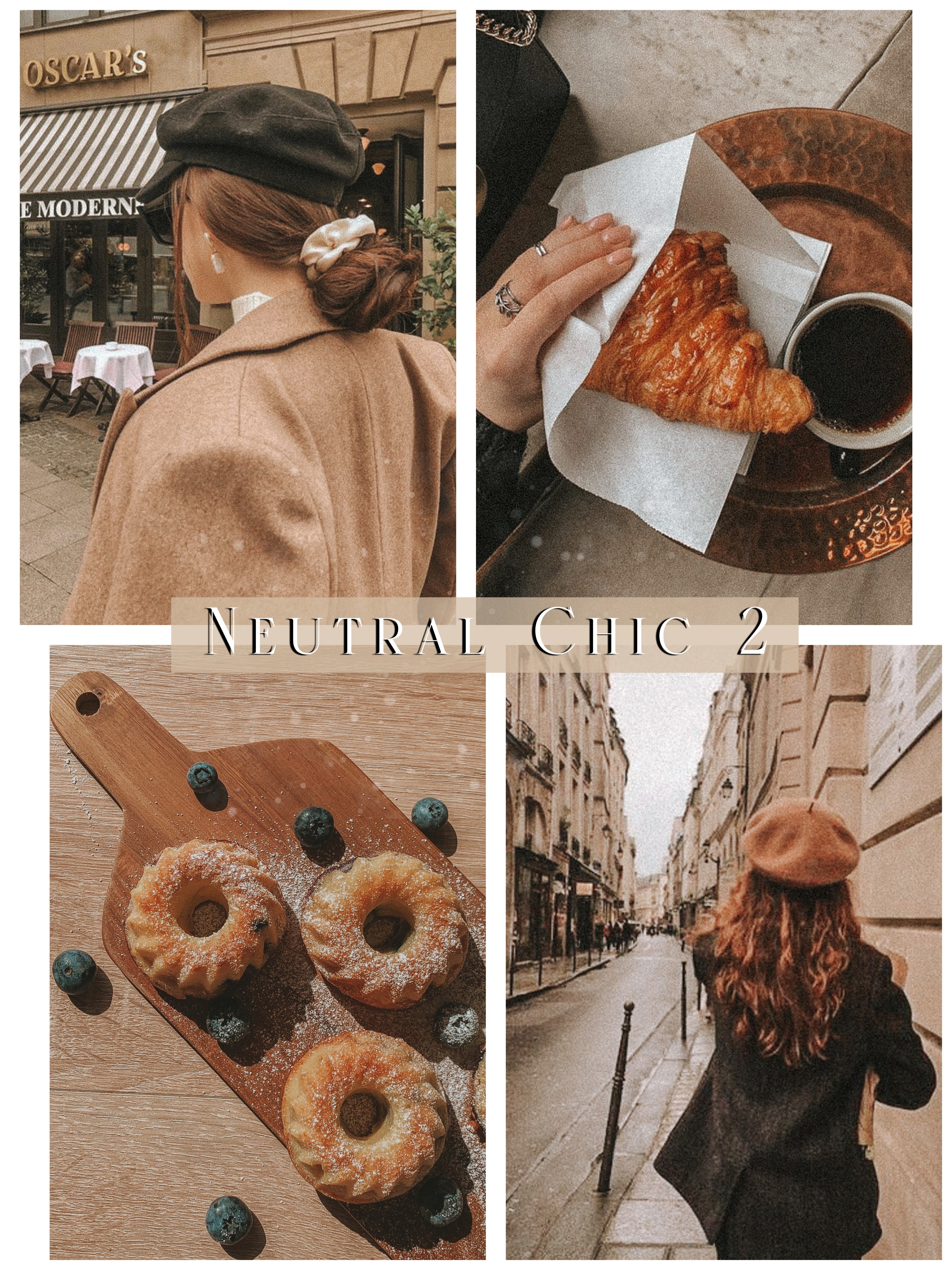 neutral chic aesthetic warm tone lifestyle blogger instagram influencer travel lightroom presets mobile desktop photography 5 536