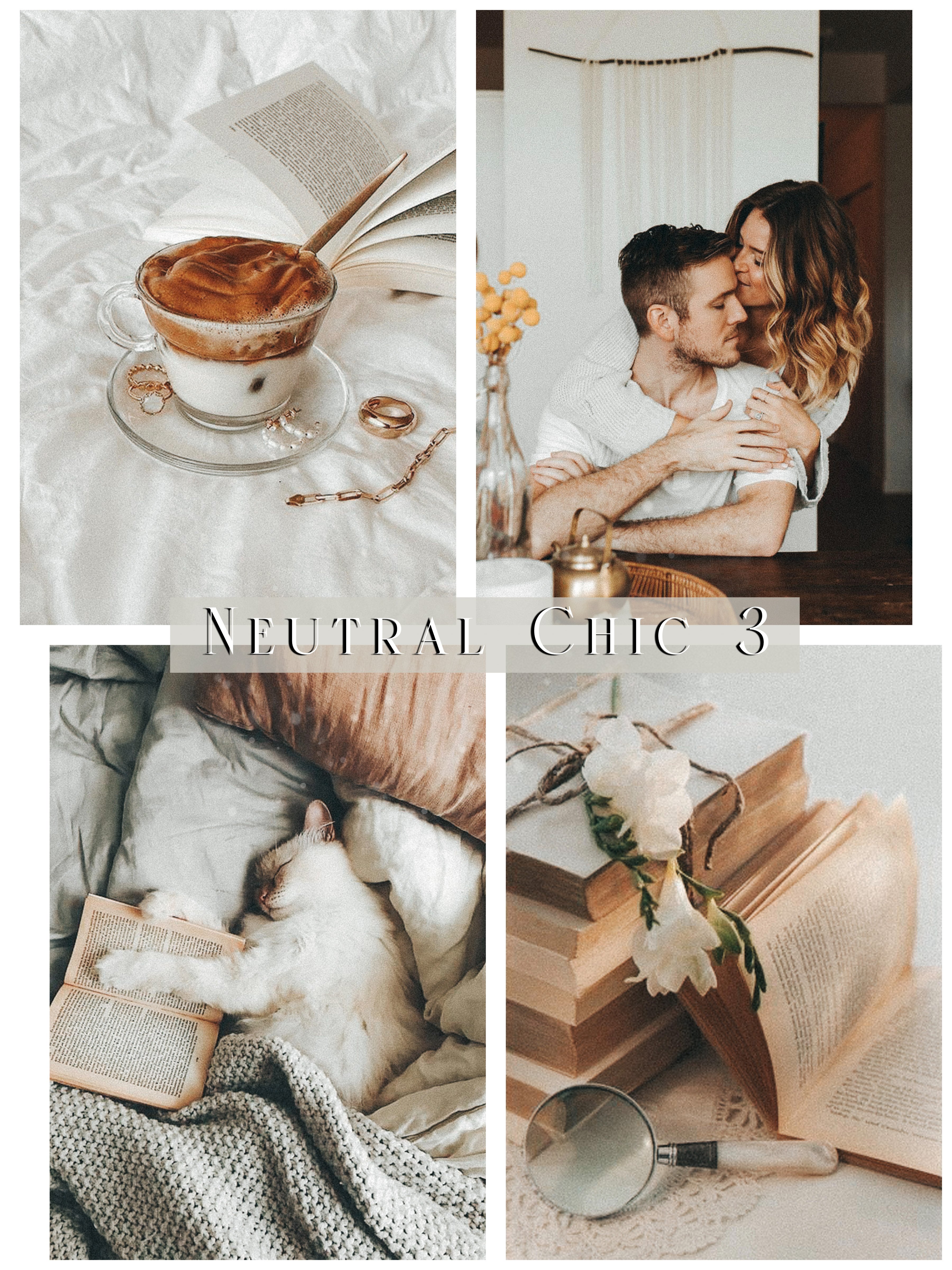 neutral chic aesthetic warm tone lifestyle blogger instagram influencer travel lightroom presets mobile desktop photography 6 536