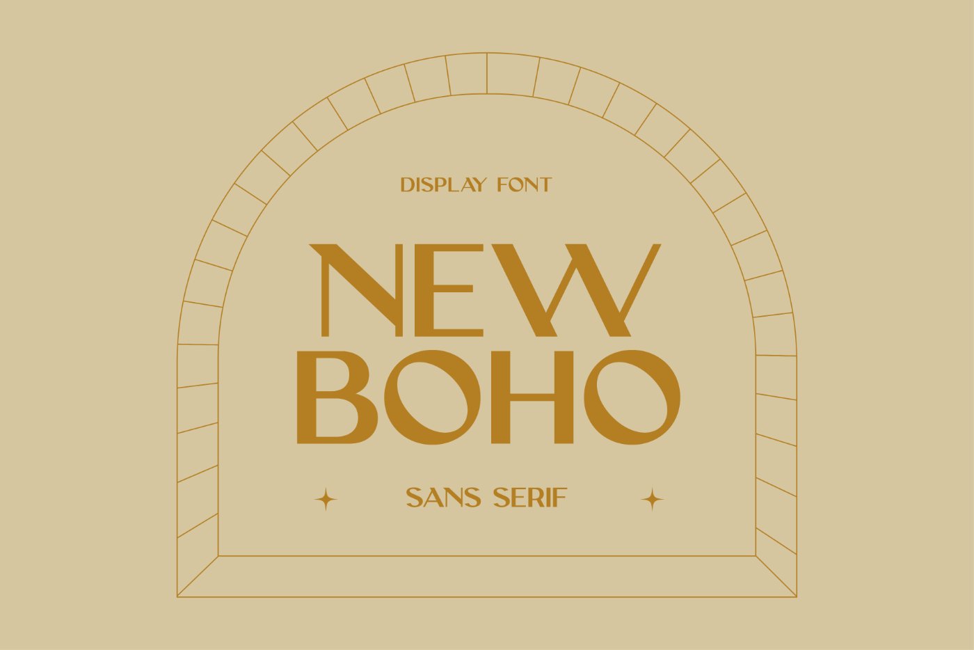 New Boho - Unique Sans Serif Display cover image.