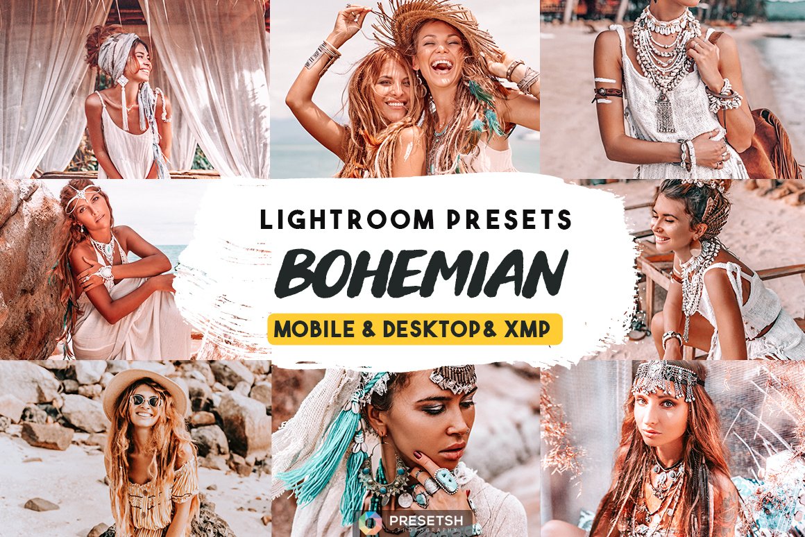 Bohemian Lightroom Presetscover image.