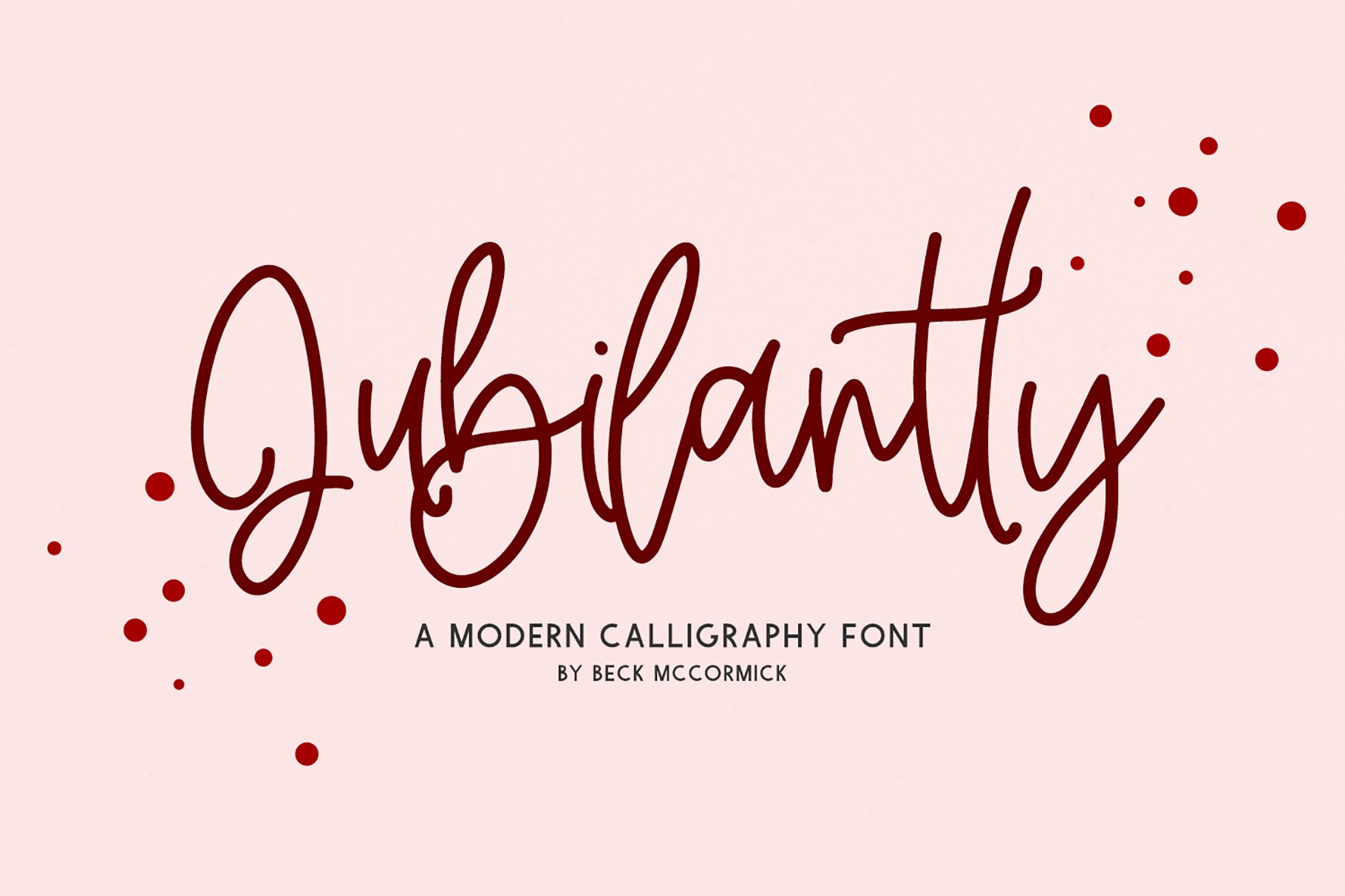 Jubilantly Script Font cover image.