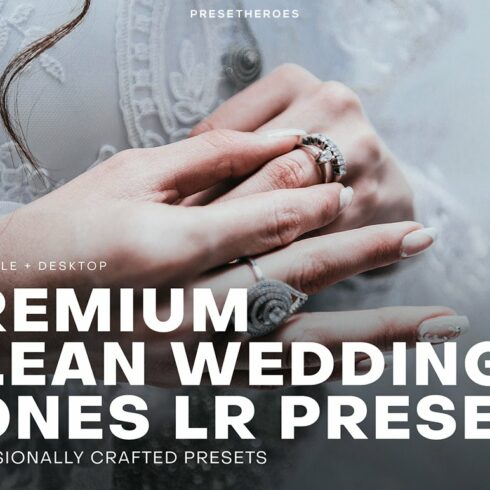 Clean Wedding Lightroom Presetcover image.