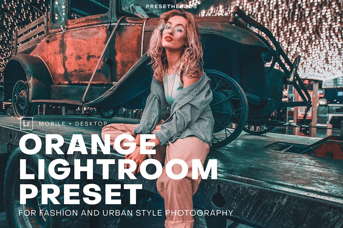 PH Orange Lightroom Presets V1cover image.