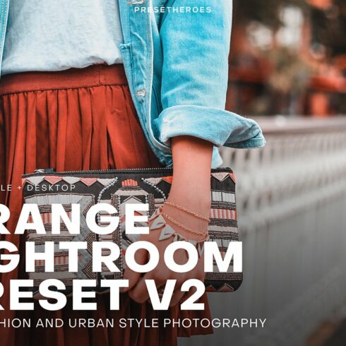 PH Orange Lightroom Presets V2cover image.