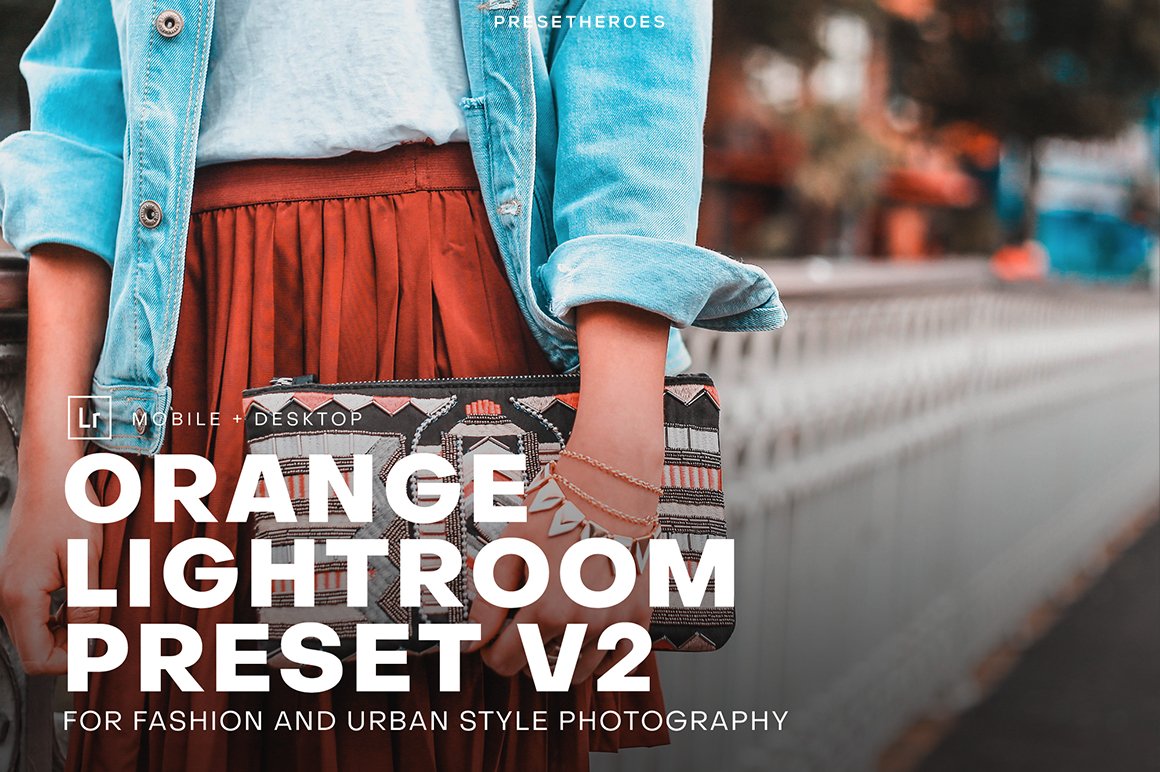 PH Orange Lightroom Presets V2cover image.