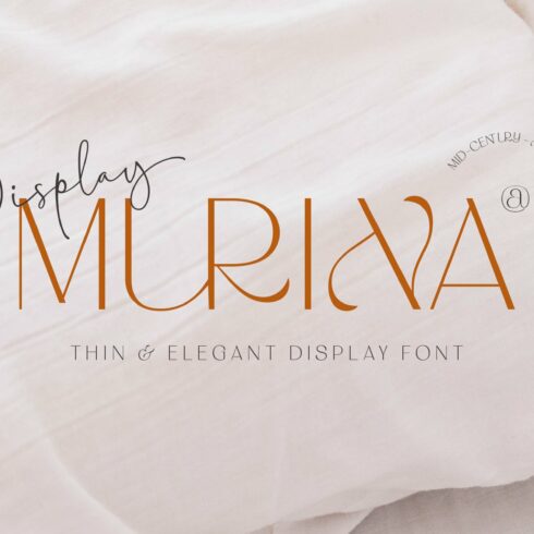 MURINA DISPLAY FONTS cover image.