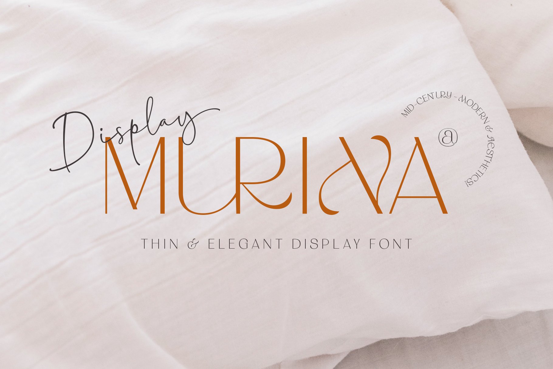 MURINA DISPLAY FONTS cover image.