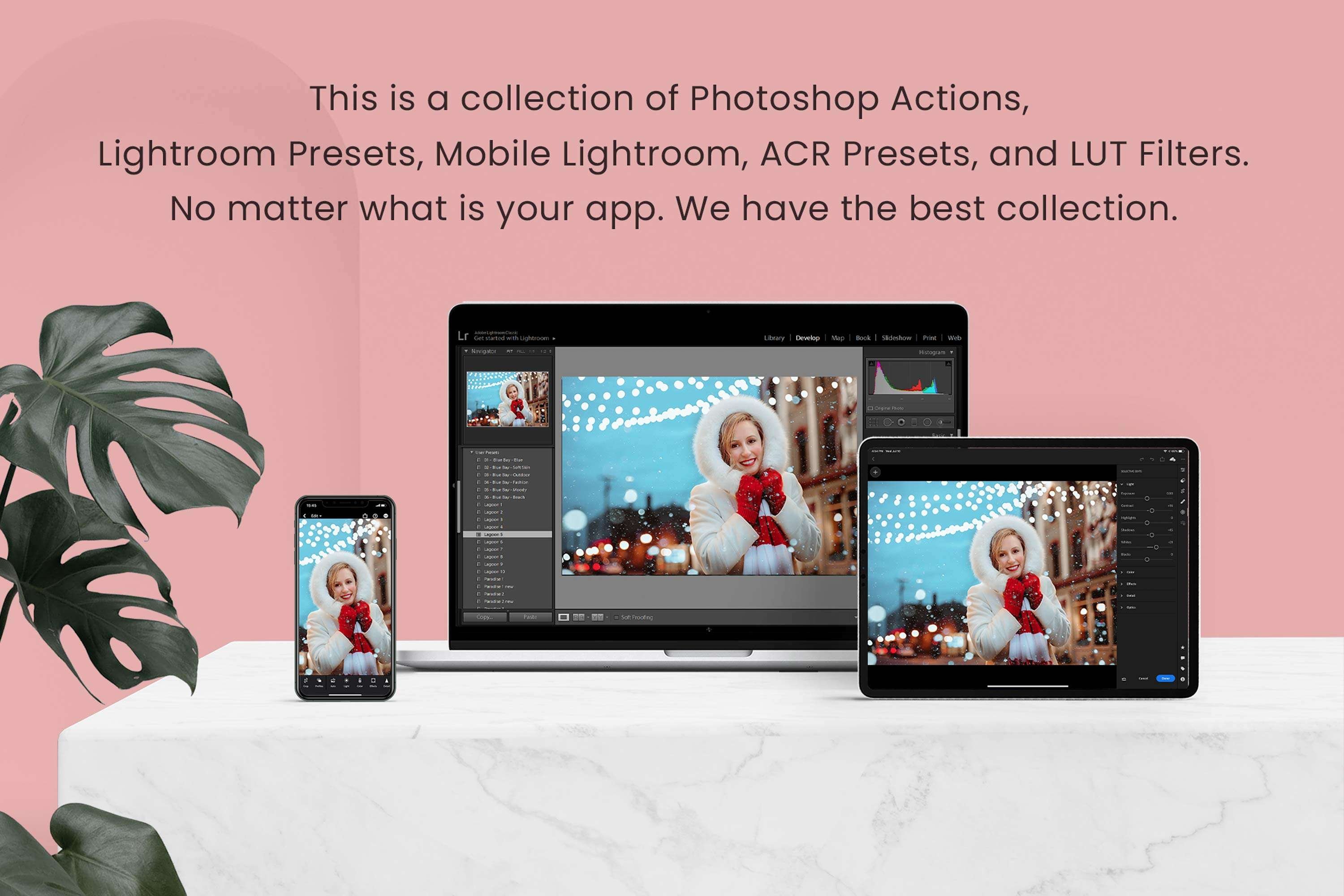 10 New Year Lightroom Presets & LUTspreview image.