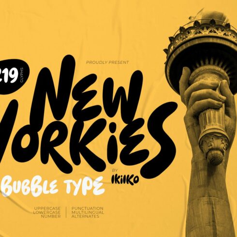 New Yorkies - Bubble Type cover image.