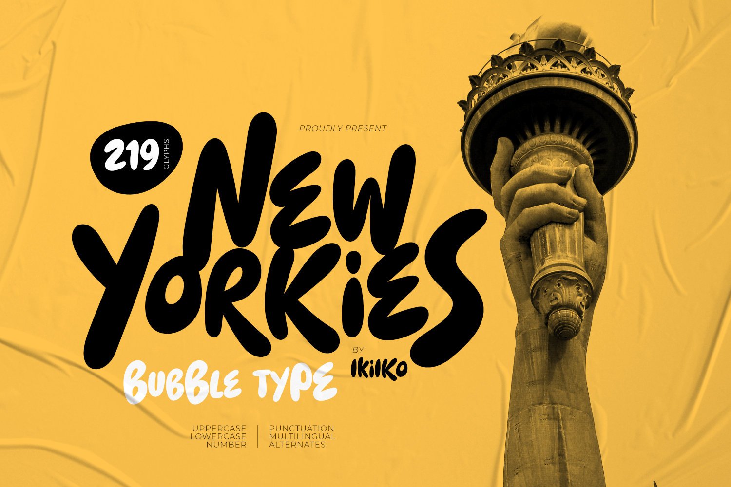 New Yorkies - Bubble Type cover image.