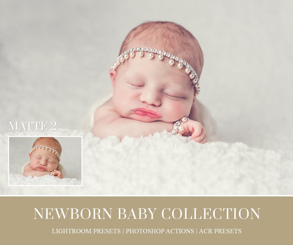 Newborn Lightroom Preset and Brushespreview image.