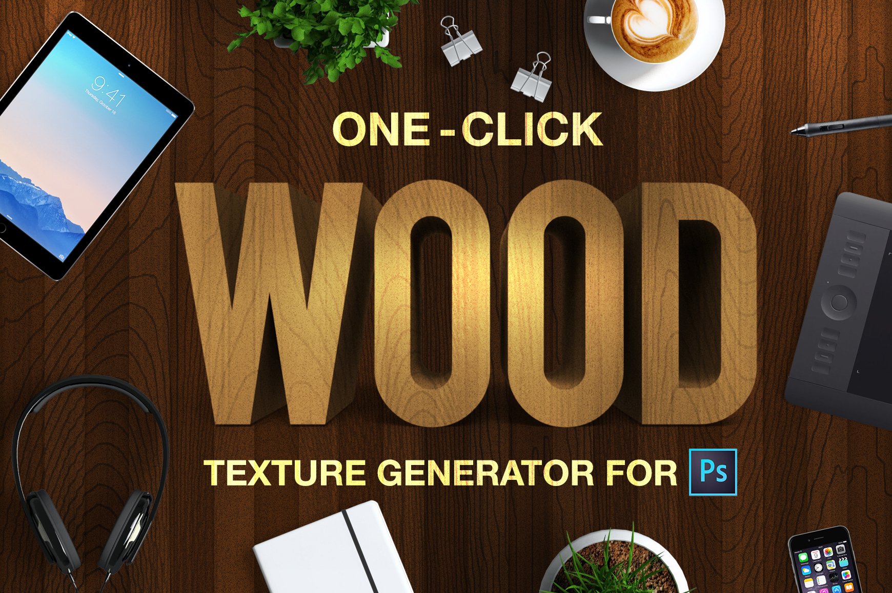 Wood Texture Generator - One Clickcover image.