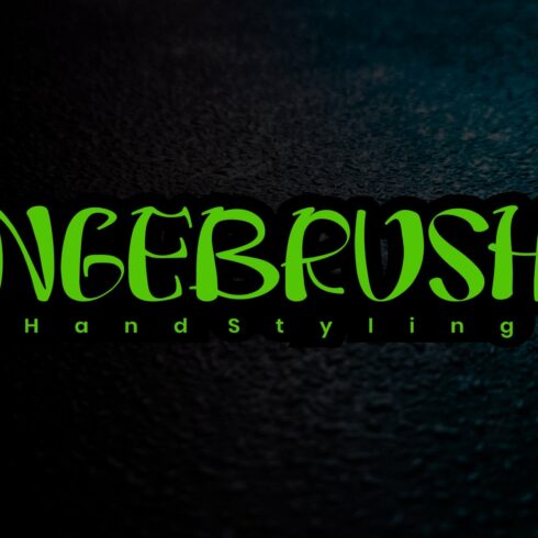 Ngebrush - Display Font cover image.