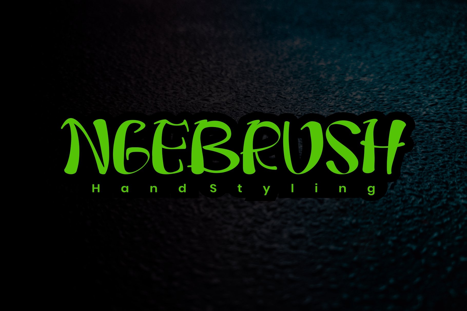 Ngebrush - Display Font cover image.