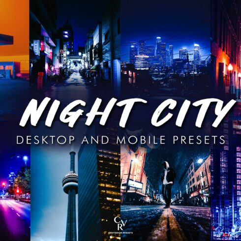 10 Night City Lightroom Presetscover image.