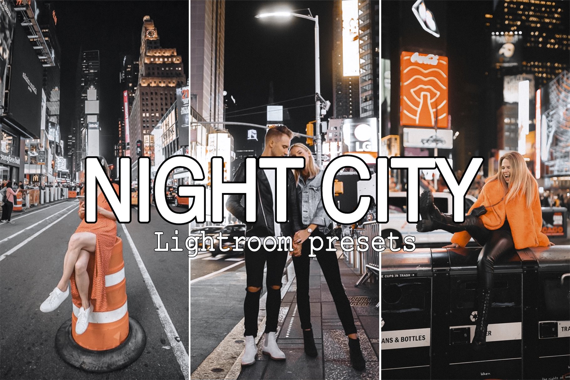 10 Night City Lightroom Presetscover image.