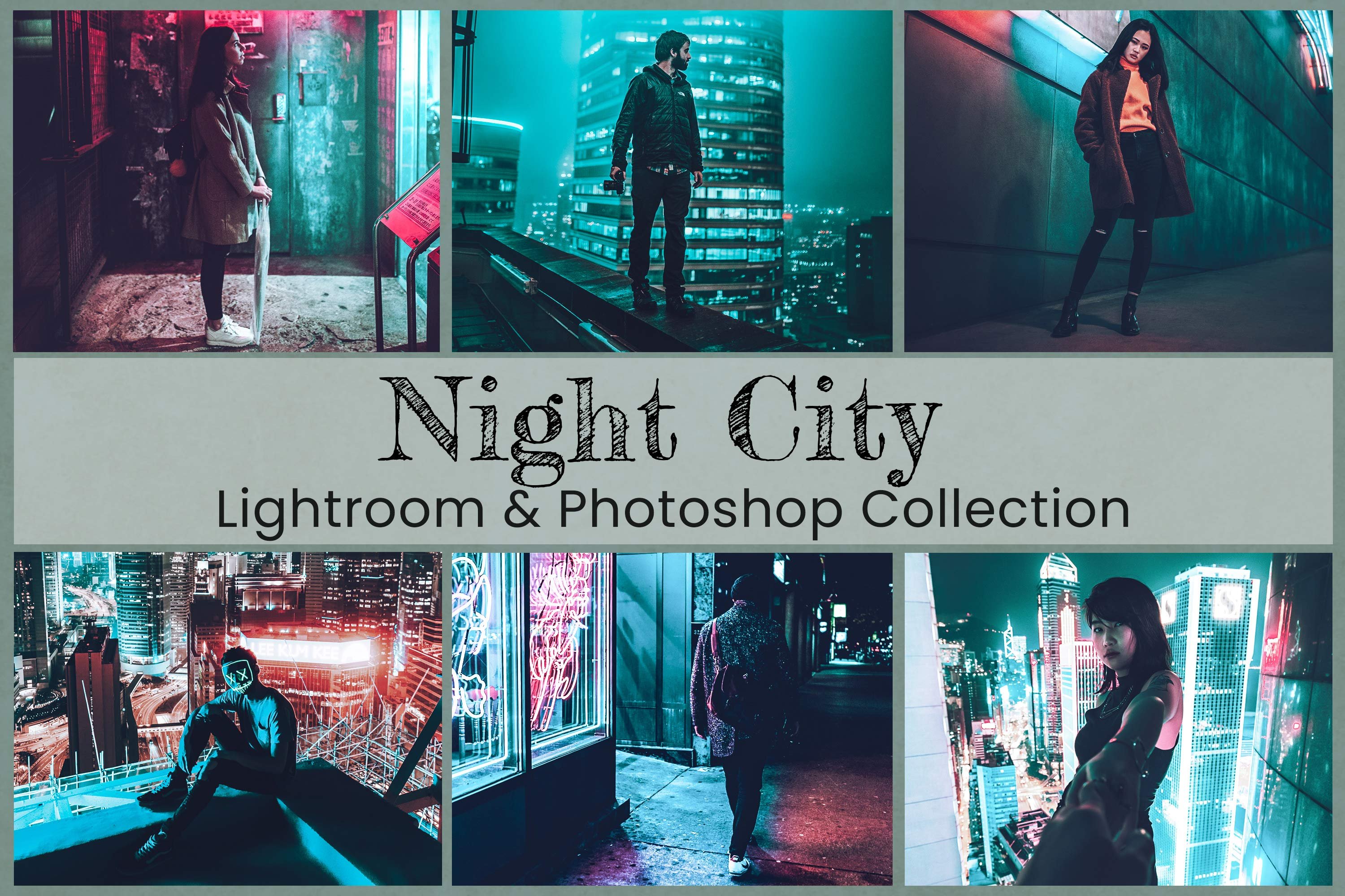 Night City Lightroom Photoshop Editcover image.