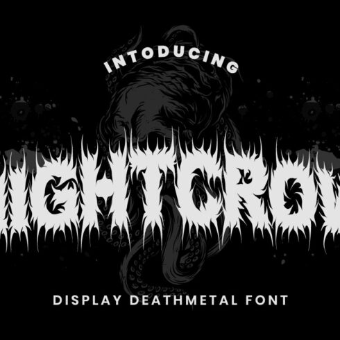 NIGHTCROW - Deathmetal Font cover image.
