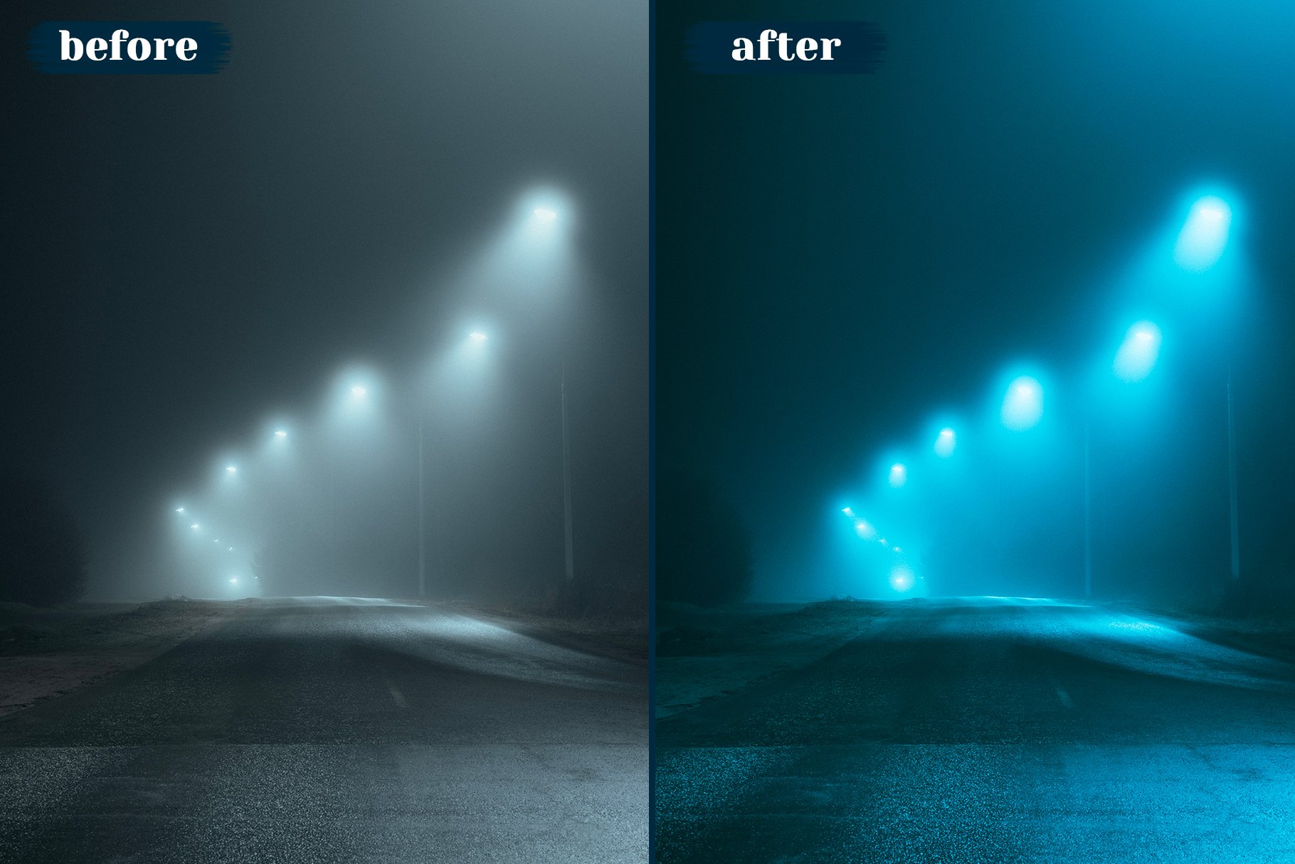 Night Lightroom Presetspreview image.