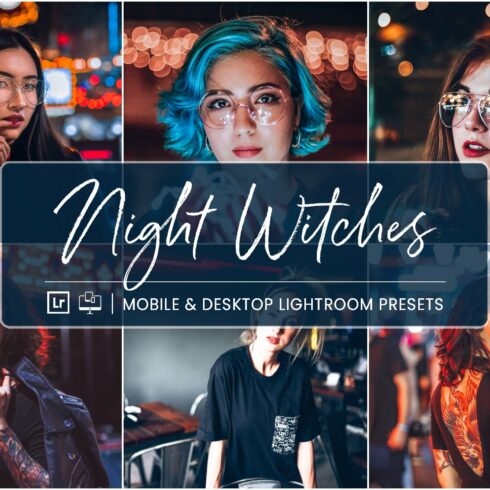 NIGHT WITCHES LIGHTROOM PRESETScover image.