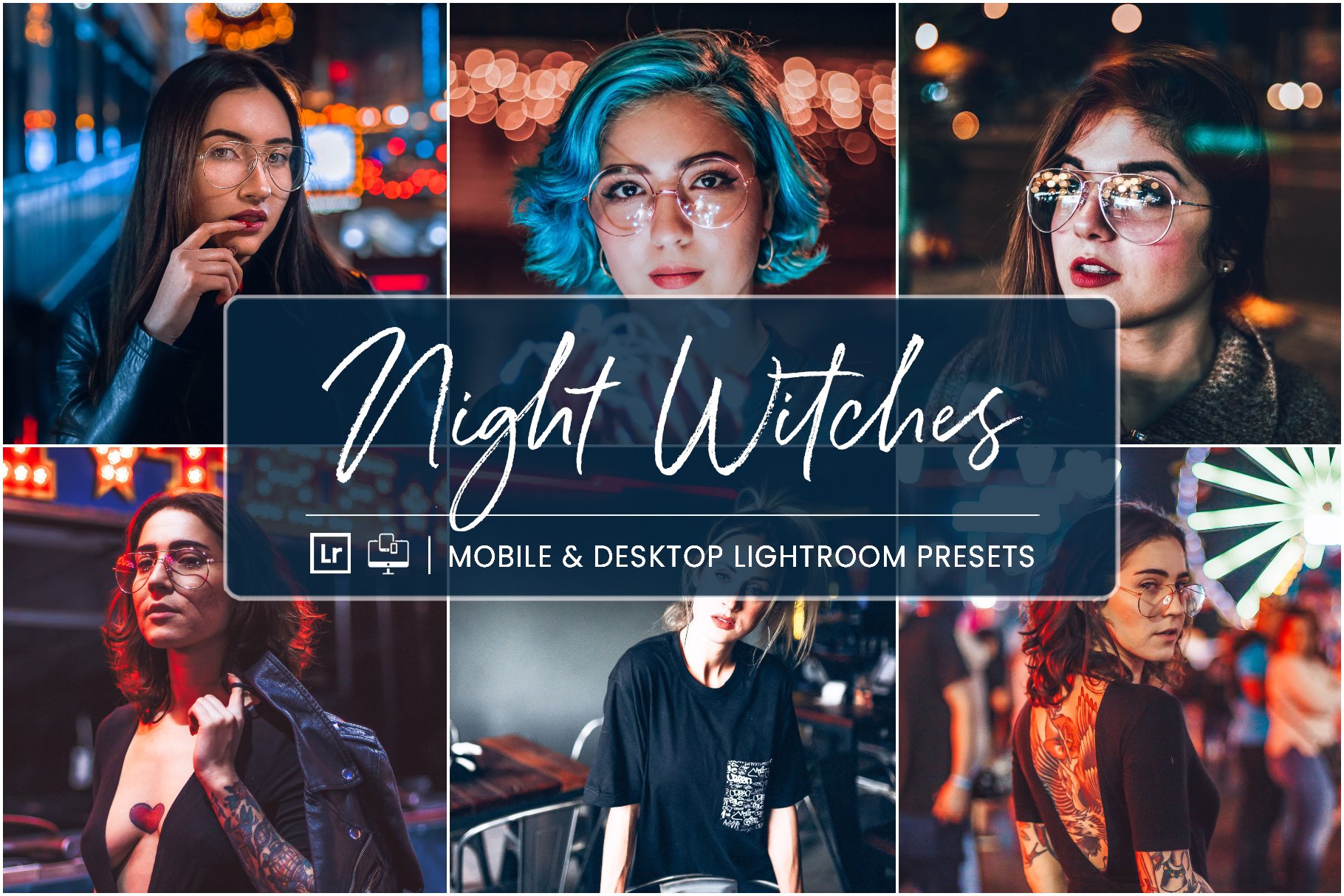 NIGHT WITCHES LIGHTROOM PRESETScover image.