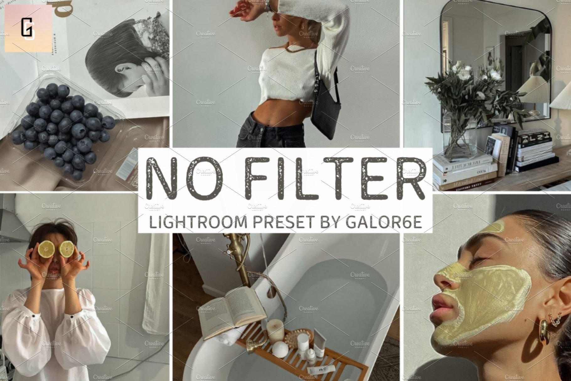 Lightroom Preset NO FILTER - GALOR6Ecover image.