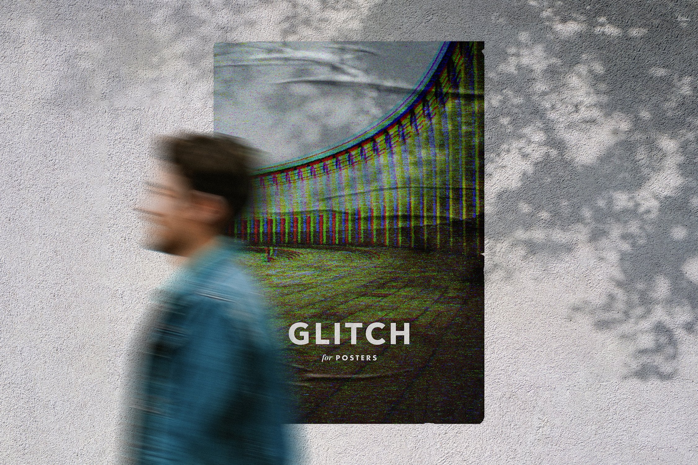 noise glitch effect for posters 04 987