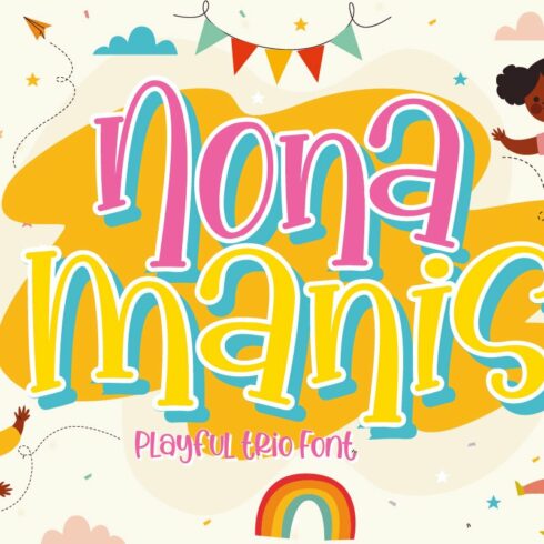 Nona Manis - Handwritten Trio Fonts cover image.