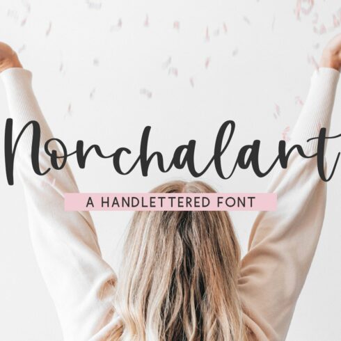 Nonchalant Script Font cover image.