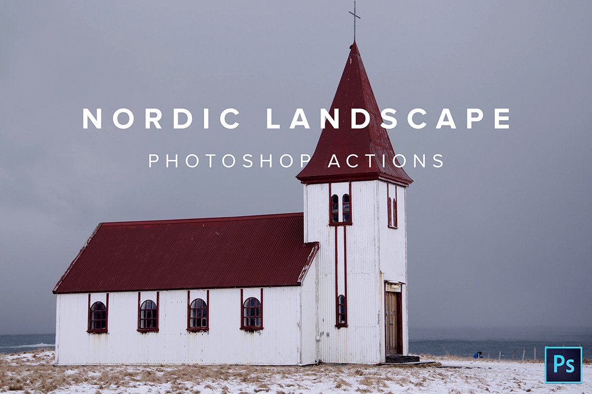 Nordic Landscape Photoshop Actionscover image.