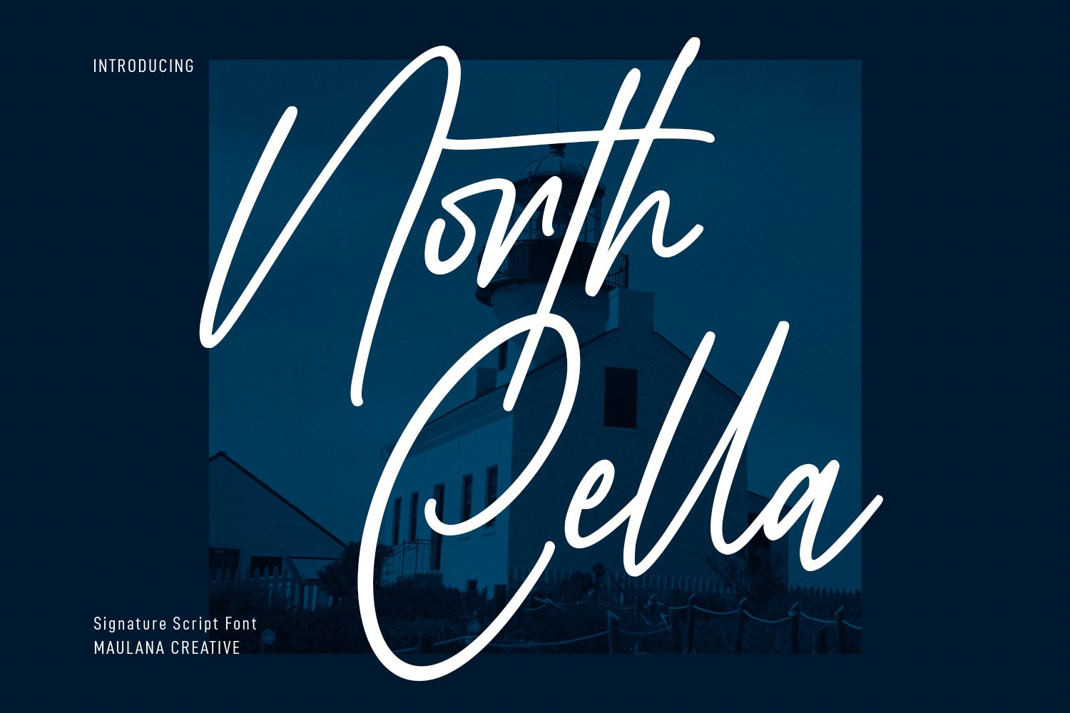 North Cella Signature Script Font cover image.