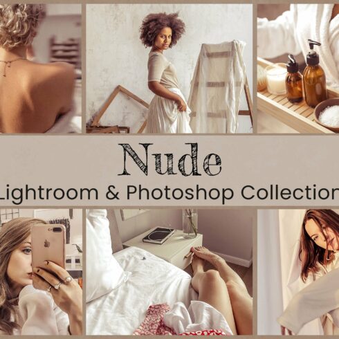 Nude Lightroom Presets Photoshop LUTcover image.