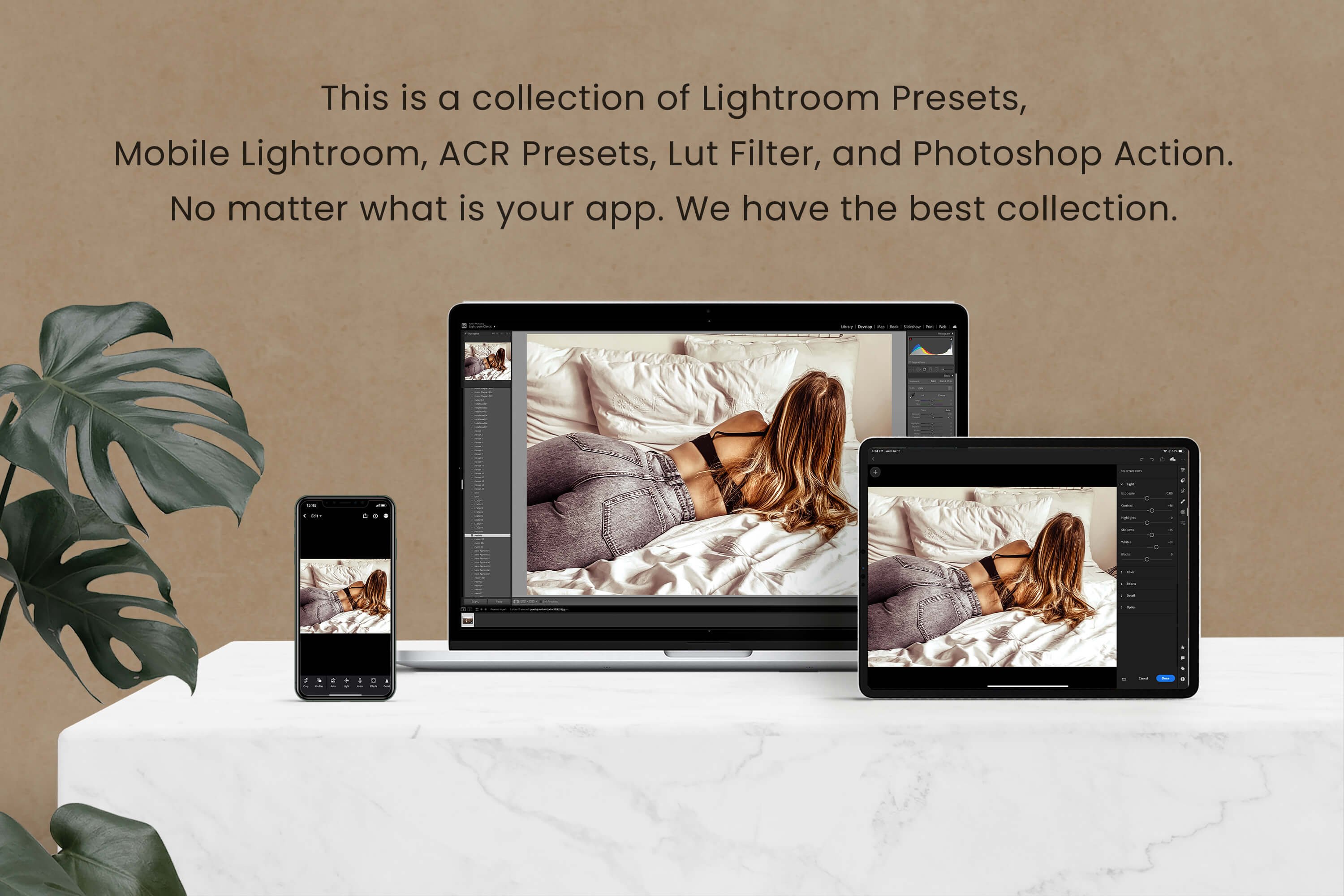 Nude Lightroom Presets Photoshop LUTpreview image.