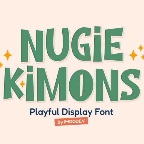 Nugie Kimons - Cute Font Styles cover image.