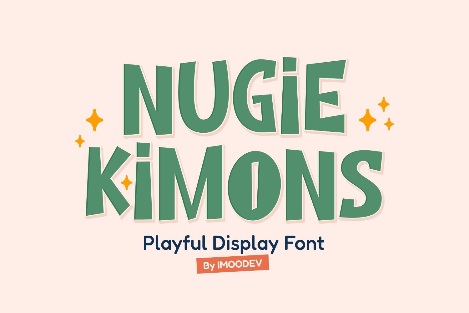 Nugie Kimons - Cute Font Styles cover image.