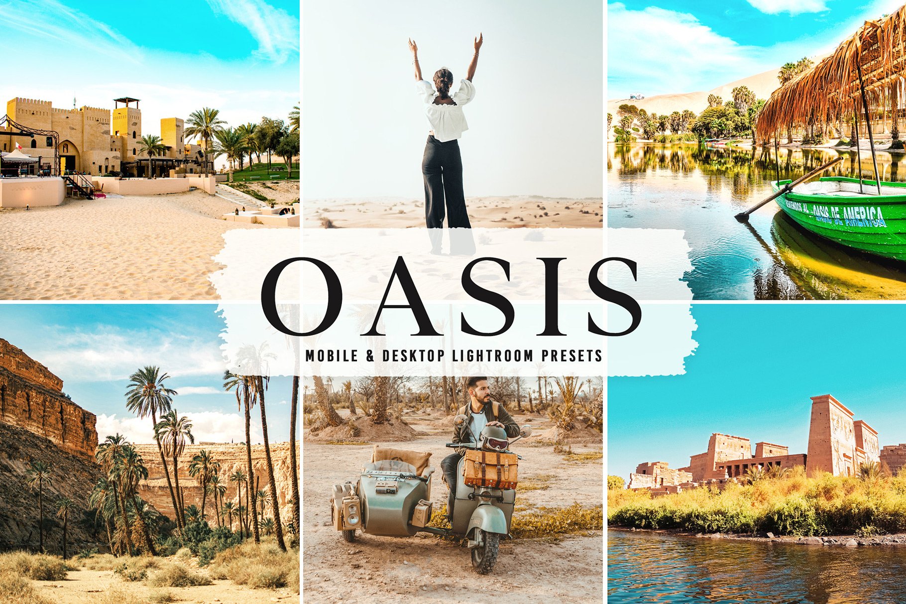 Oasis Pro Lightroom Presetscover image.