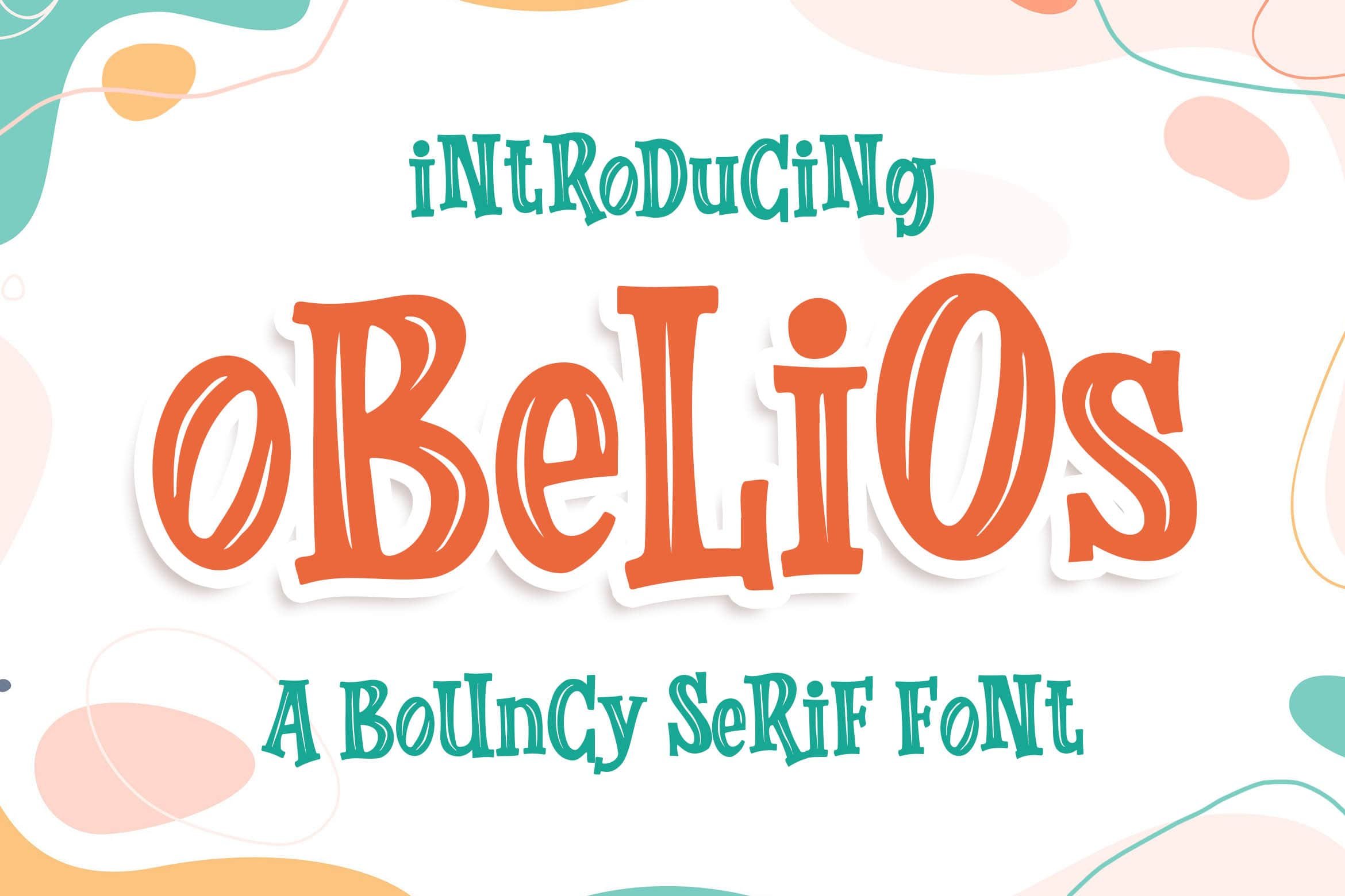 Obelios a Bouncy Serif Font cover image.