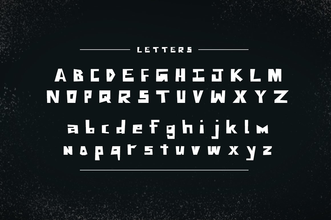 Oberplank Font preview image.