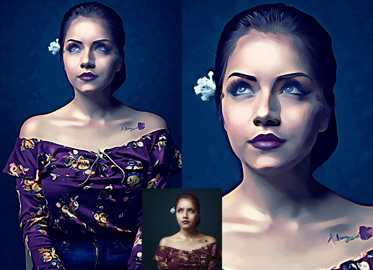 oil hd paint photoshop action 5 405