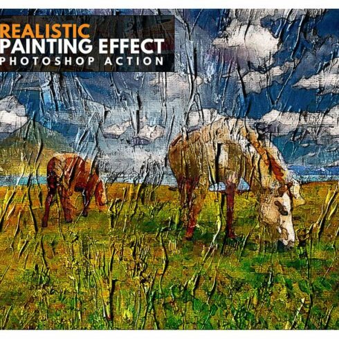 Photo to Painting Photoshop Actioncover image.
