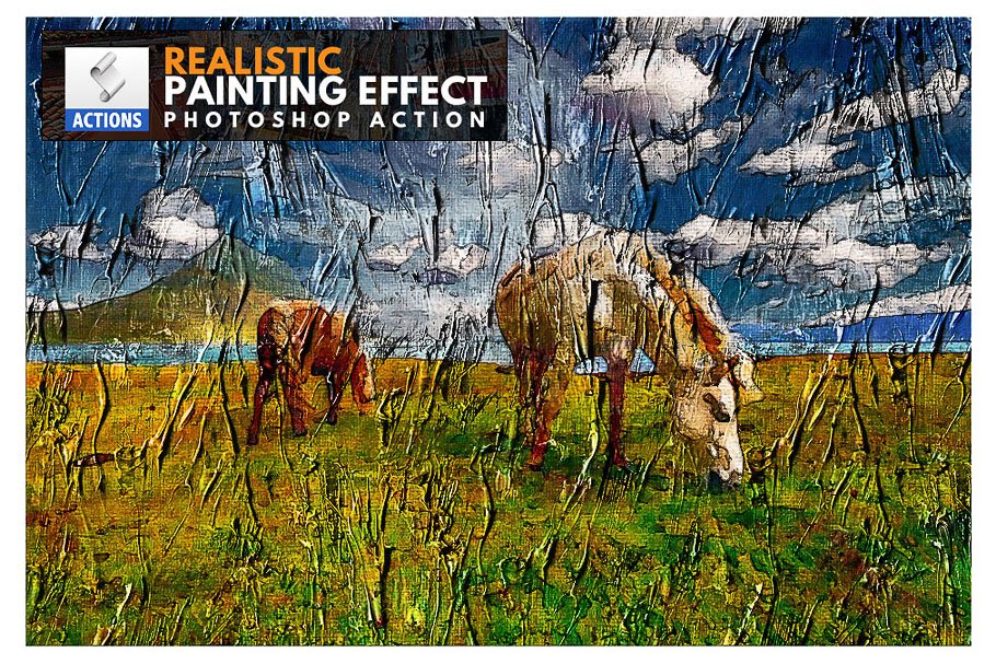 Photo to Painting Photoshop Actioncover image.