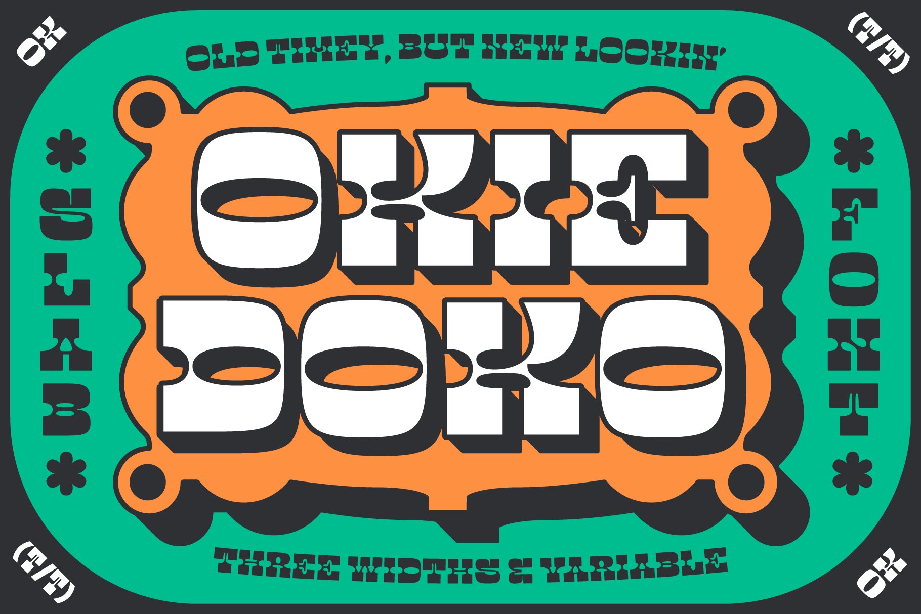 OKIE DOKO Display Slab Font cover image.