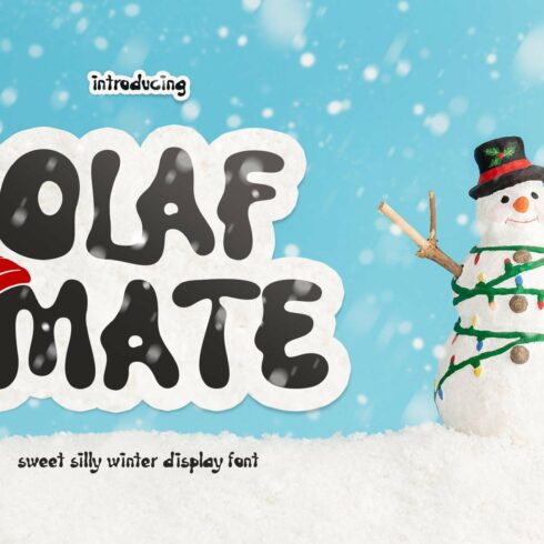 Olaf Mate Typeface cover image.