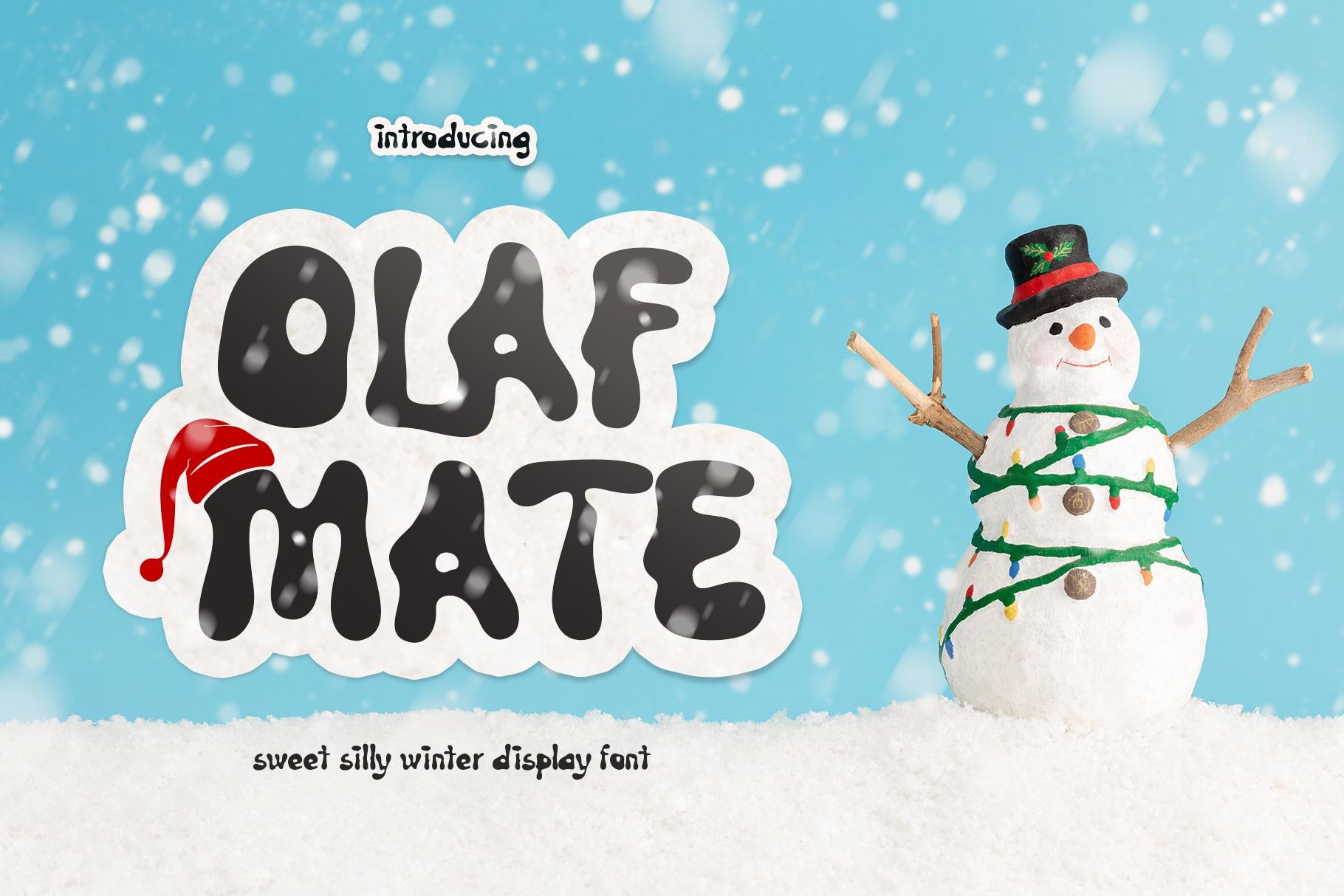 Olaf Mate Typeface cover image.